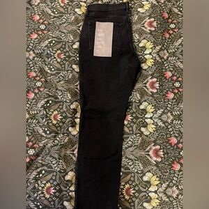 Everlane The Original Cheeky Jean Straight High Rise, black, size 29 NWT